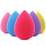 44A Custom Wholesale Private Label Cosmetic Microfiber Blending Face Facial Beauty Powder Puff Sponge Set Make up Makeup Sponge