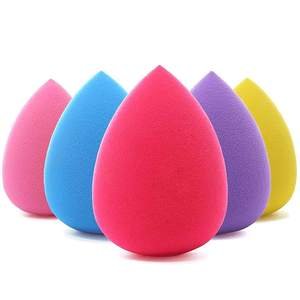 44A Custom Wholesale Private Label Cosmetic Microfiber Blending Face Facial Beauty Powder Puff Sponge Set Make up Makeup Sponge