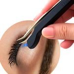 2025 OEM Eyelash Tweezers with Led Light Uv Eyelash Extension Light Lamp Uv Lash Extension Glue Light on Tweezers