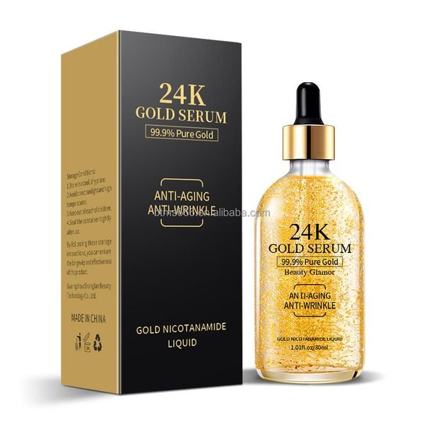 24k Gold Serum Korea Skin Care Niacinamide Whitening Essence Oil Hyaluronic Acid Facial 24K Gold Face Serum