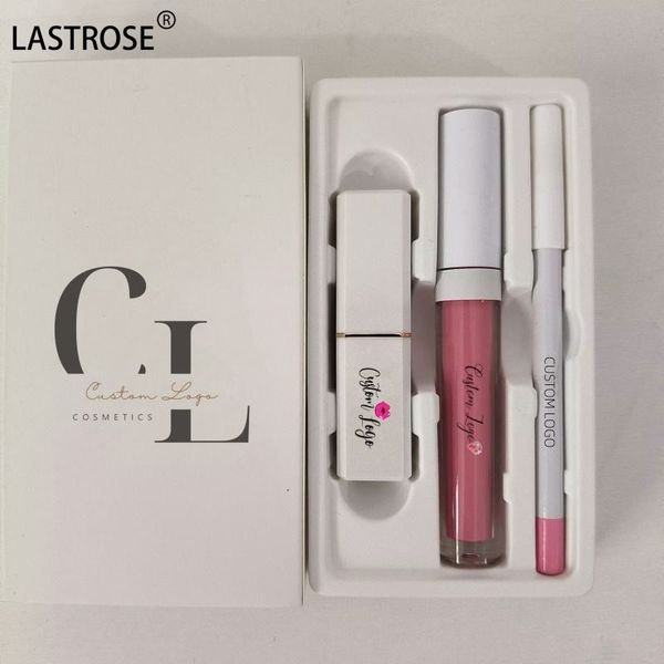 Wholesale 12 Colors Lipstick Lipgloss Lipliner Set Private Label Matte Waterproof Lip Kit Long Lasting Lip Cosmetics