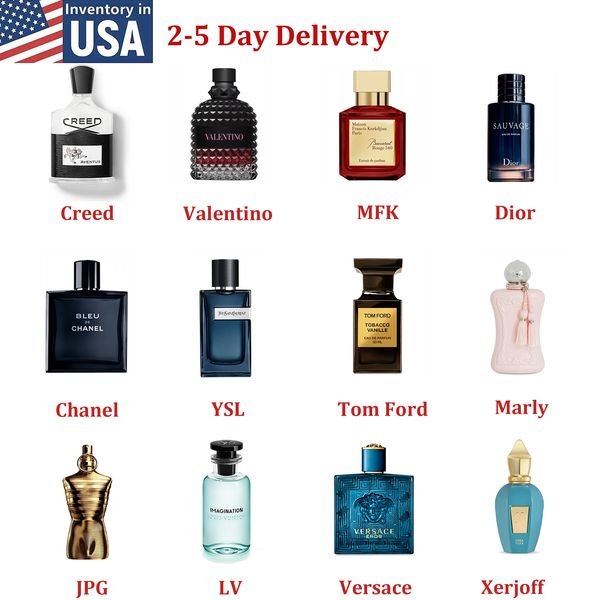 US Perfumes Stock 2-5 Day Original Band Cologne Spray Fragrance Femme Uomo Born in Roma Oud Perfume for Men